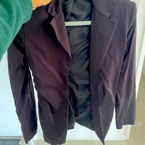 Black fastened blazer top, &other stories! Worn once.